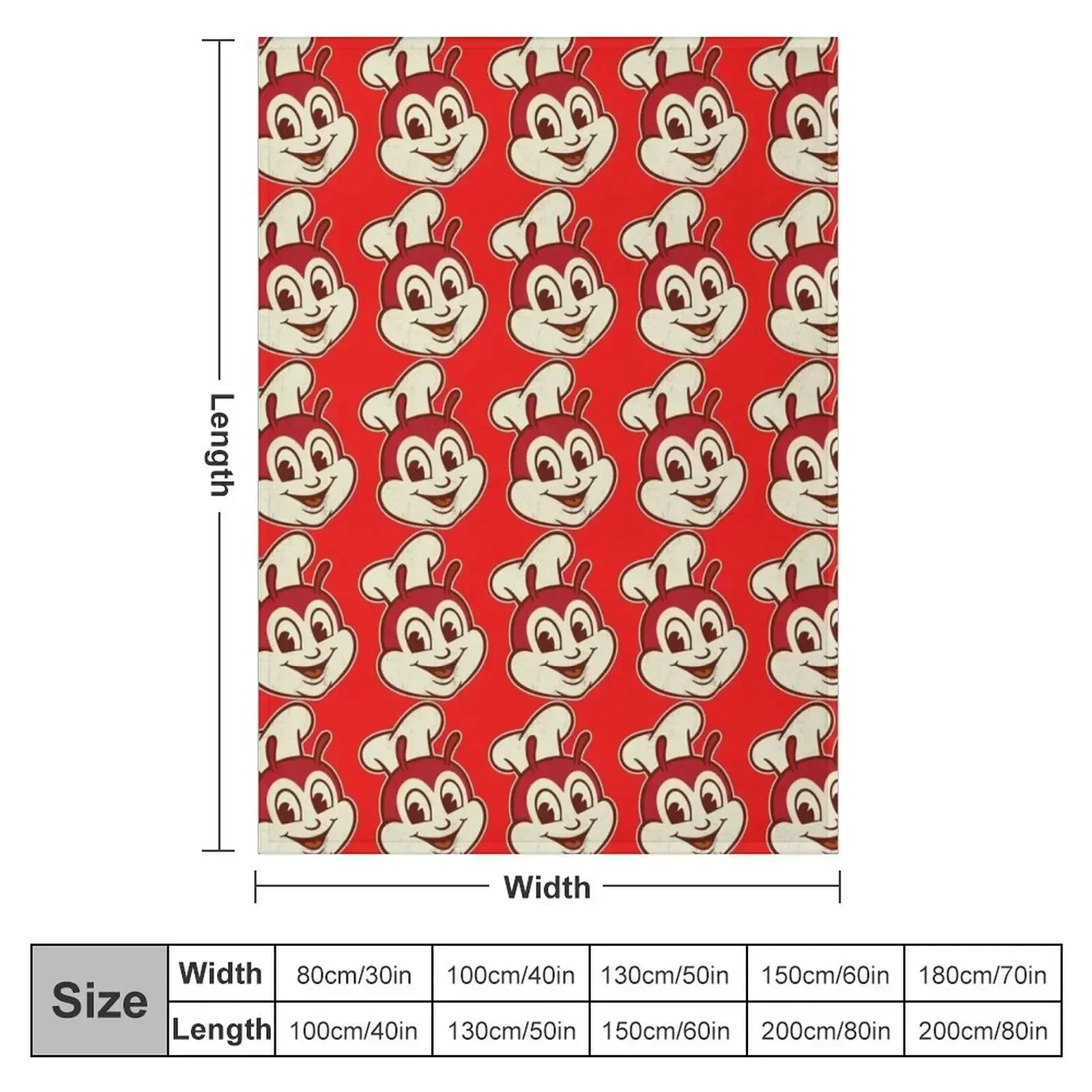 Jollibee Fast Food Throw Blanket sofa bed Luxury Designer Custom Plaid Blankets