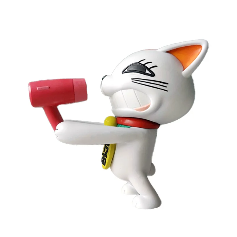 Anime DAN DA DAN Turbo Granny Garage Kits Dandadan Cosplay Cartoon Figurine Lucky Cat Model Kits Men Women Charm Christmas Gifts