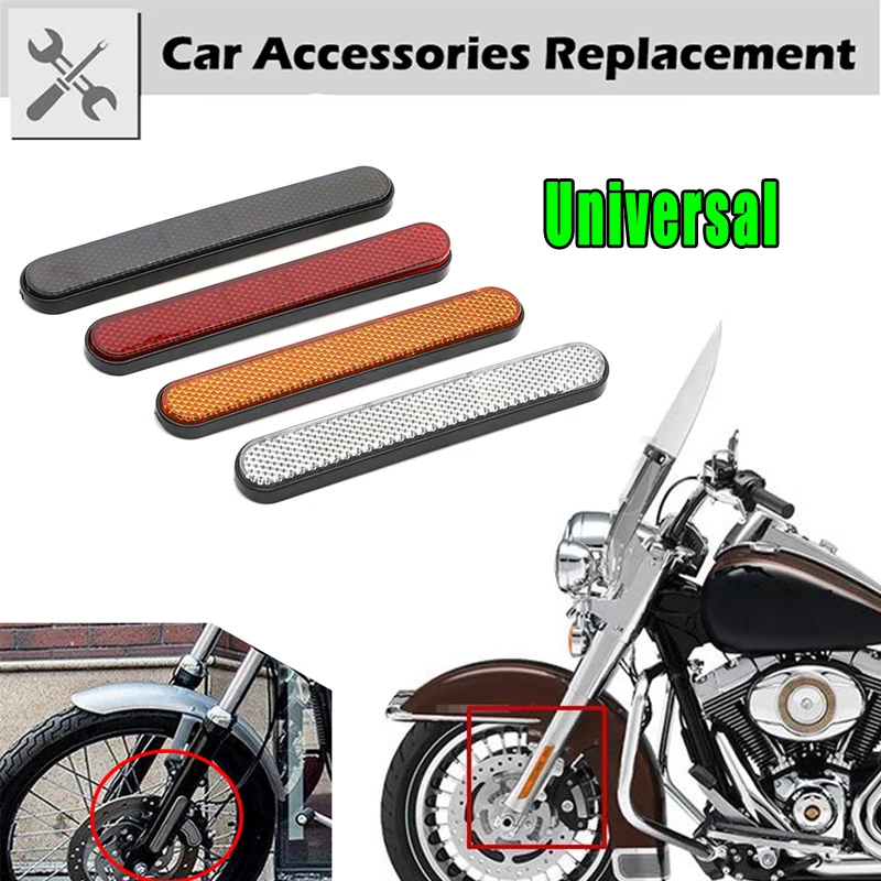 Uniwersalna naklejka odblaskowa na nogę motocykla z rytmicznym wzorem, taśma ostrzegawcza, odblask przedni i tylny, 3 kolory, do Harley, Yamaha, Suzuki, Honda