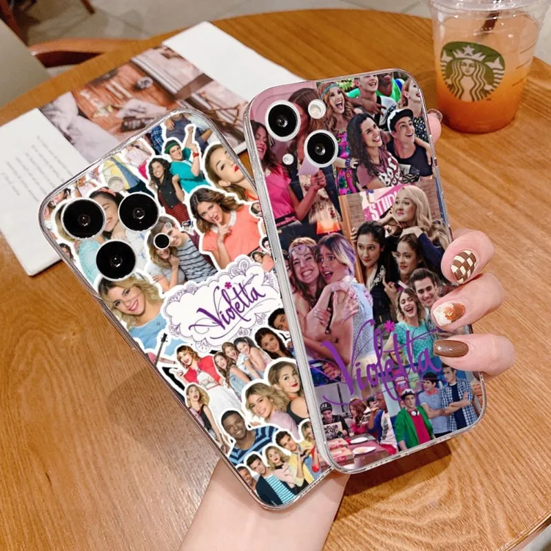 Violetta tv show cell Phone Case FOR IPhone 14 13 12 11 Pro Plus X 13 Pro MAX XR XS MINI Transparent Covers