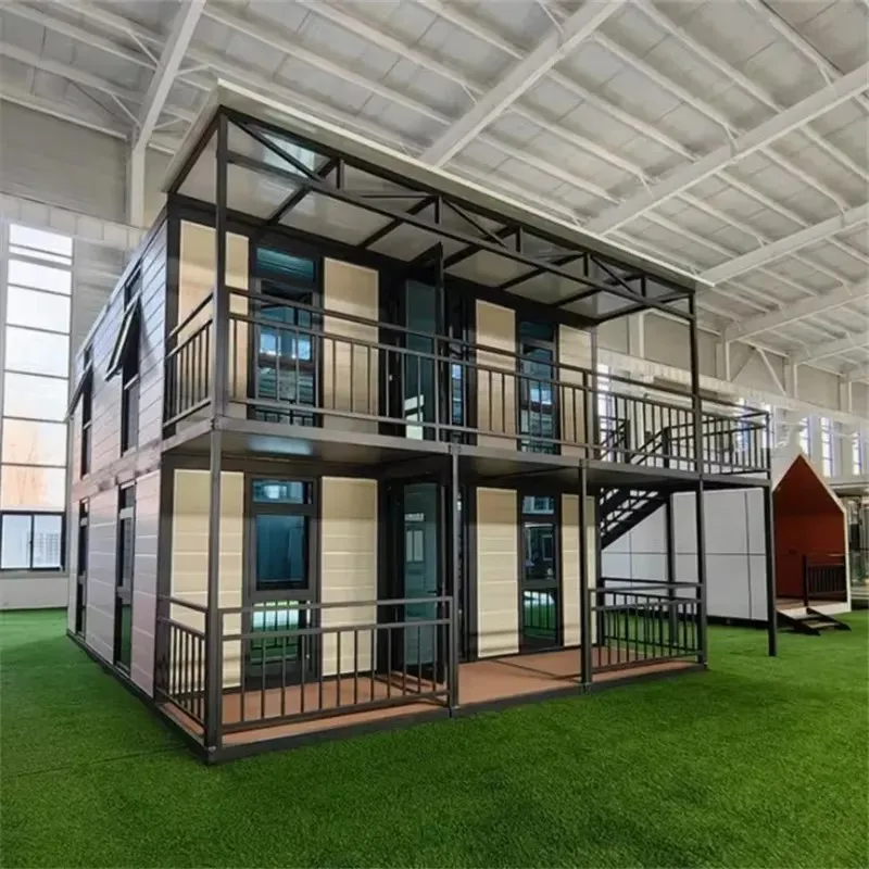 رائجة البيع وحدات منزل صغير قابل للتركيب الصلب الجاهزة حاوية قابلة للتوسيع منزل المطبخ الحمام شقة ميزات غرف الحديقة #4