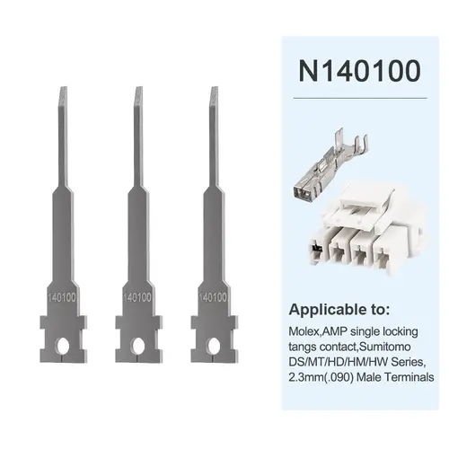 JRready Replacement Tip Kit for Extraction Tool &Terminal Release Tool for Deutsch,AMP/TE,Molex,Delphi,JST,Harting Connectors - Image 11