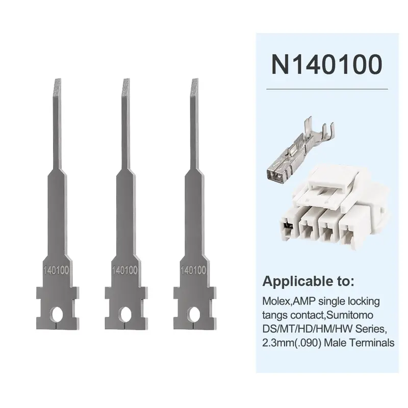 JRready Replacement Tip Kit for Extraction Tool &Terminal Release Tool for Deutsch,AMP/TE,Molex,Delphi,JST,Harting Connectors - Image 11
