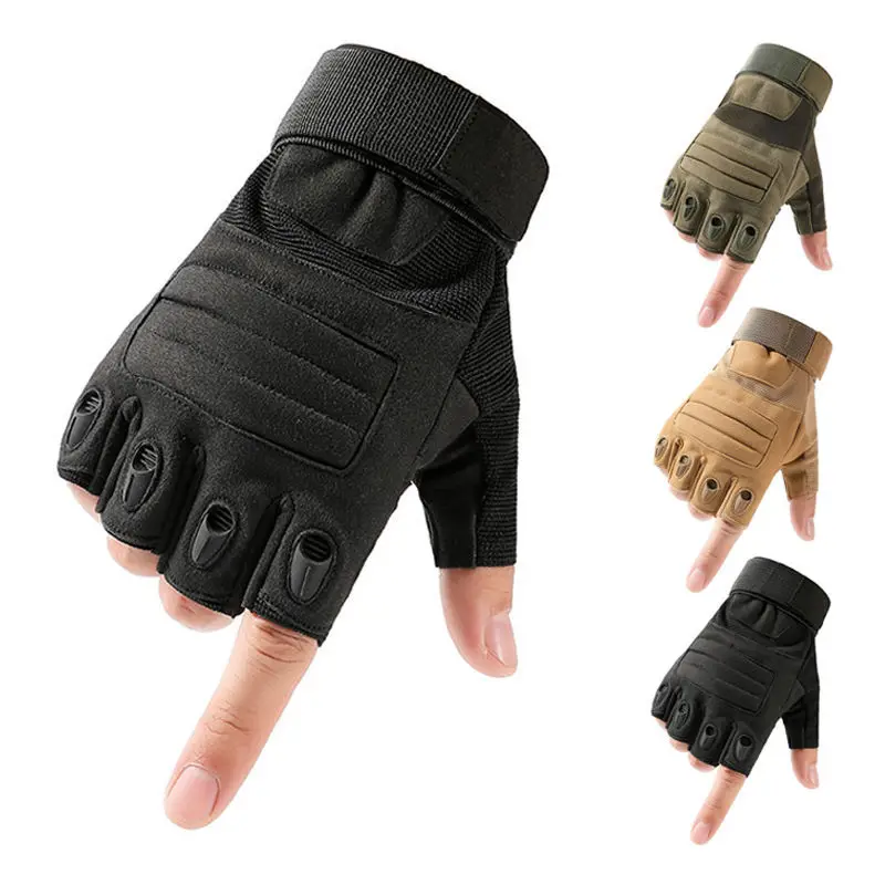 2023 New Tactical Gloves Riding Outdoor Fitness Half-finger Gloves Mountaineering Combat Training