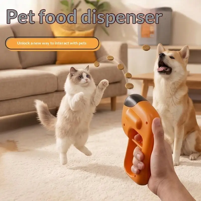 1Pcs Creative Funny Pet Treat Launcher For Cats And Dogs Interactive Toy With Freeze Dried Snack Dispenser Boredom Relief