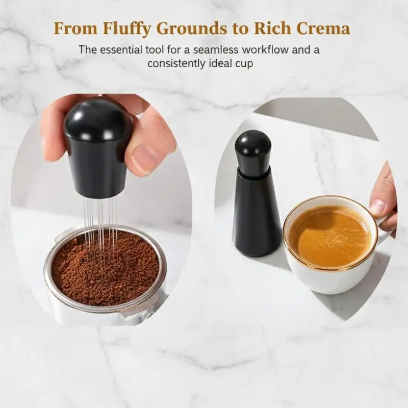 Espresso Needle Distributor Made for Consistent Flavor in Large Coffee Runs