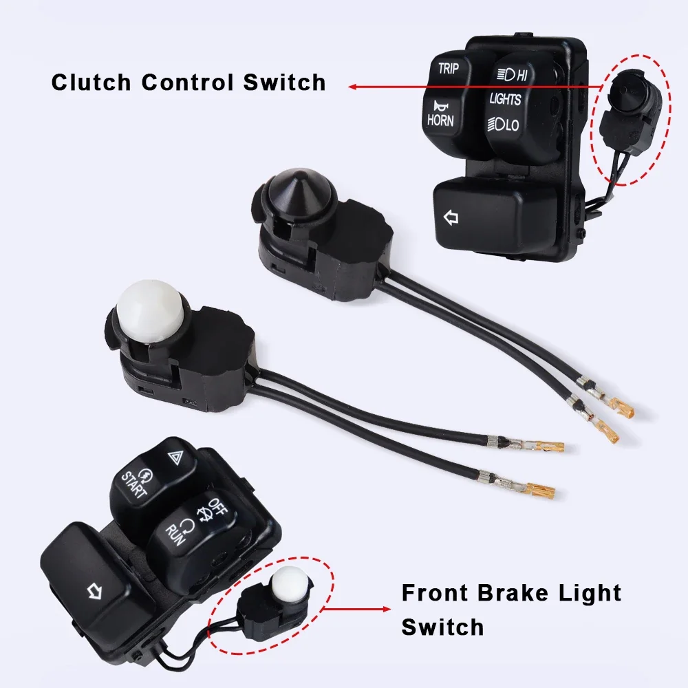 

Front Brake Light Switch For Harley Softail FXST/FLST Dyna FXD Sporster XL 883 1200 Motorcycle Clutch