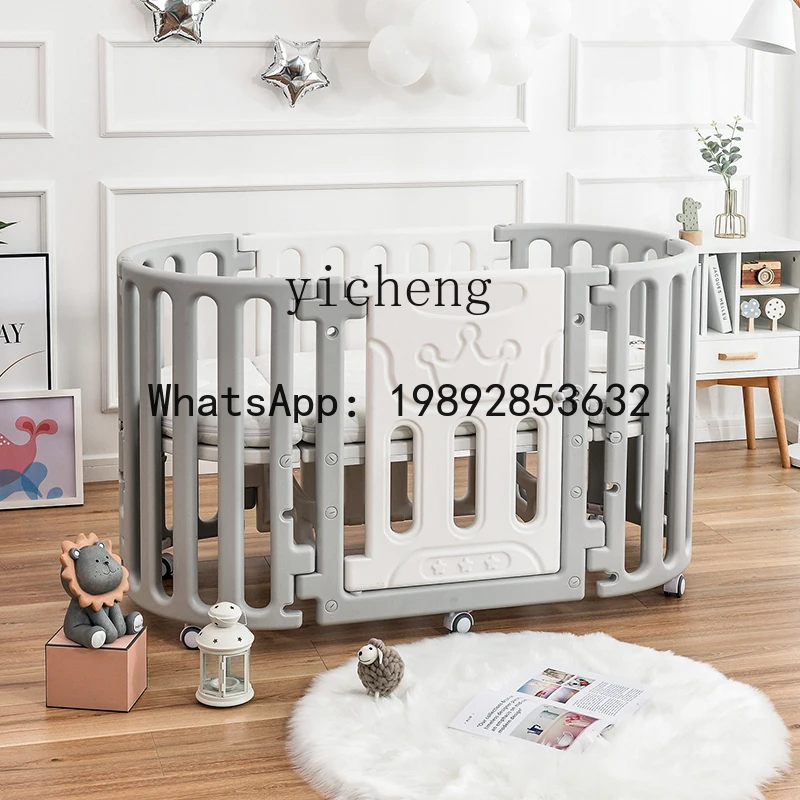 Cama de bebê AG com costura de cama multifuncional com ajuste de altura móvel