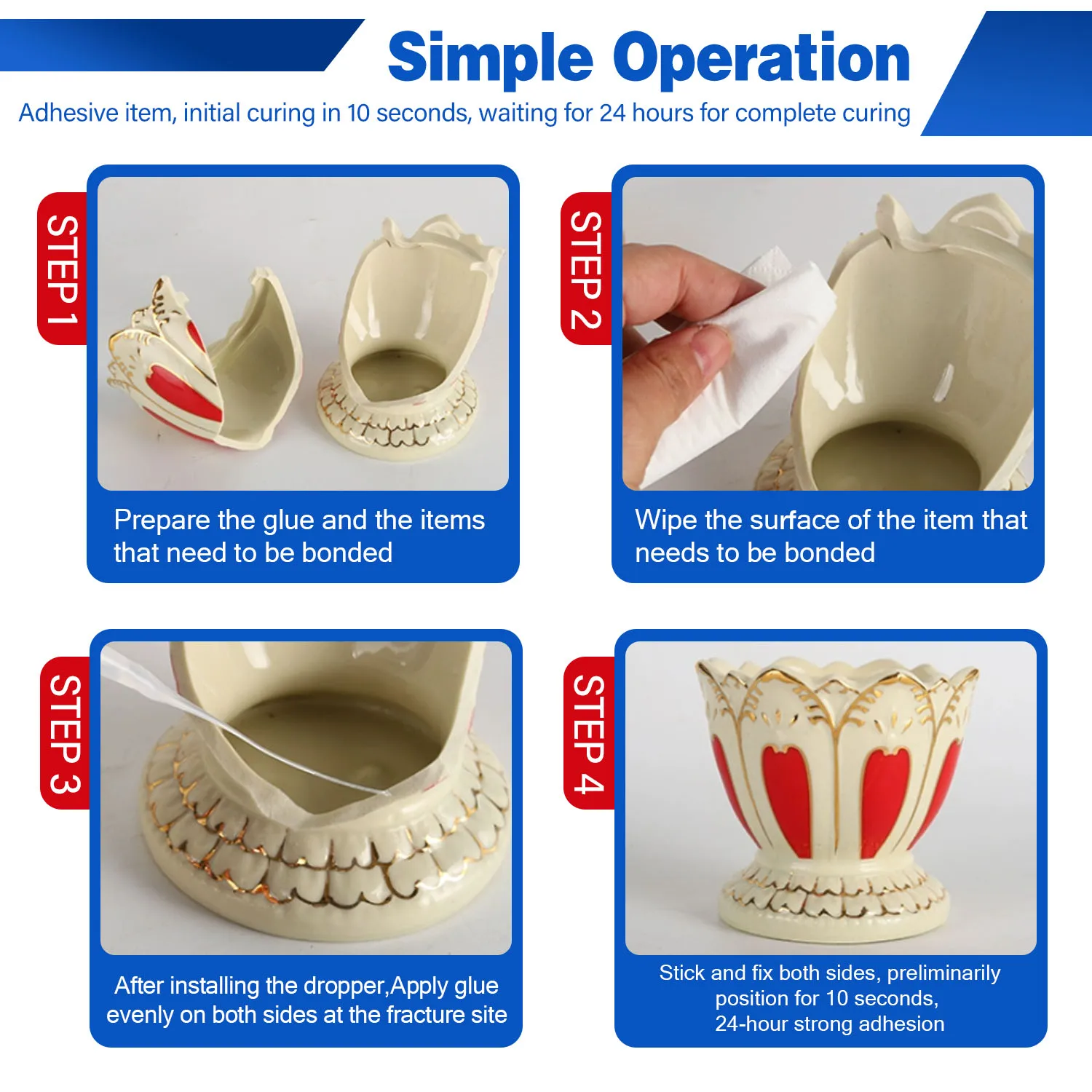 JXVX 1-10 قطع 502 غراء فائق القوة عام فوري سريع الجفاف لاصق سيانو أكريليت للجلد والمطاط والخشب والمعدن أداة غراء سائل قوية للربط للمكاتب المنزلية والمواد الصناعية للإصلاح 20 جرام.