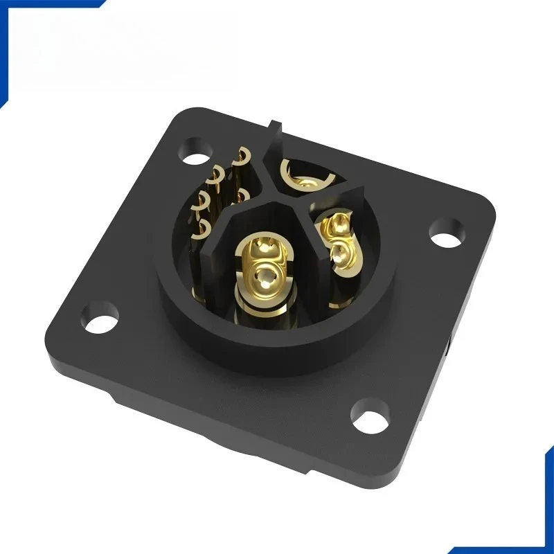 for M23 M25 Connector Current Signal Mixing 2+1+5 Electric Vehicle Waterproof Connector Automatic Locking Male Female Panels