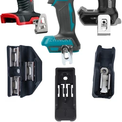 For Makita/Dewal/Milwaukee 18V Cordless Drills Impact Driver Power Tool Bit Holder Belt Hook Clip With Screws Tools Accessories