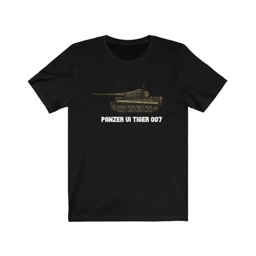 Panzer Ace Michael Wittmann Tiger Tank T-Shirt. Premium Cotton Short Sleeve O-Neck Mens T Shirt New S-3XL