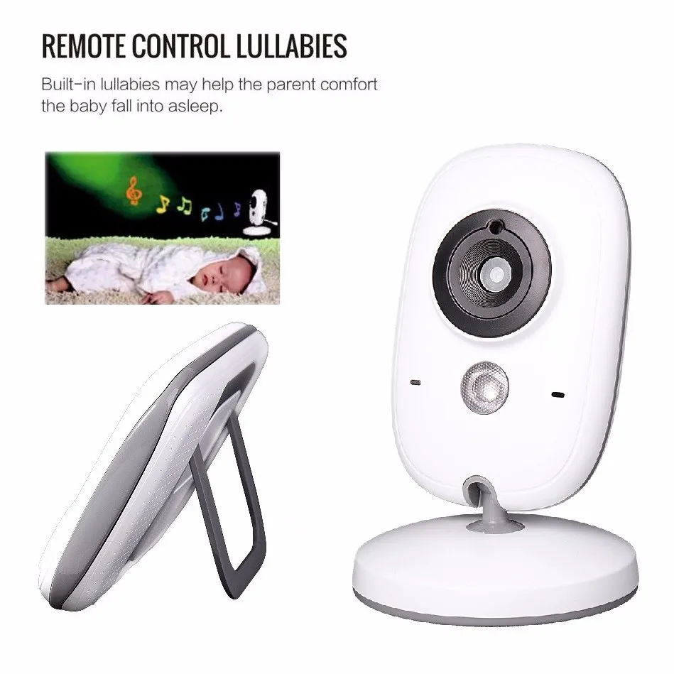 VB603 Video Baby Monitor 2.4G Wireless With 3.2 Inches LCD 2 Way Audio Talk Night Vision Surveillance Security Camera Babysitter