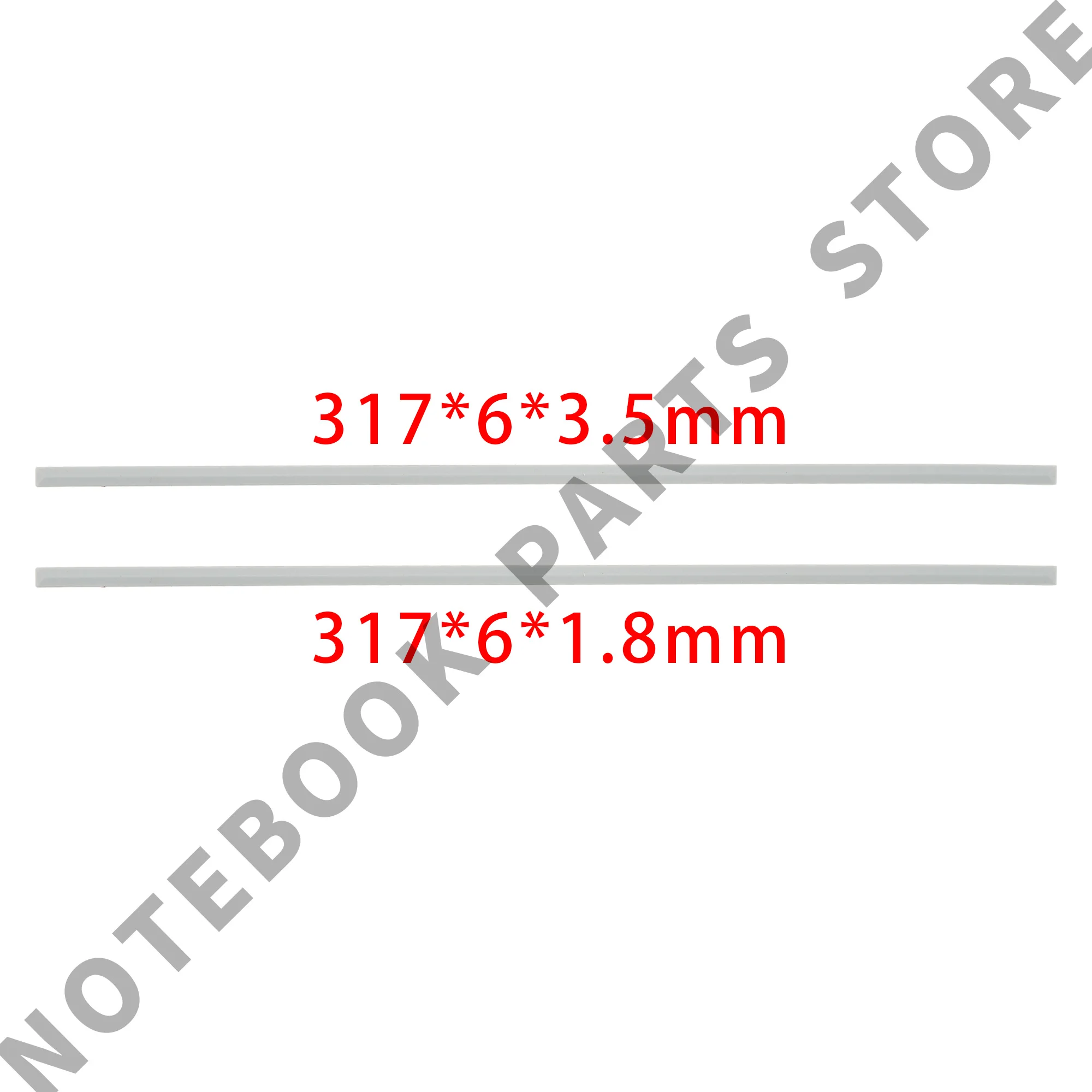 Rubber Feet on Bottom For HP 15-DA 15-DB 15-DR 250 G7 255 G7 256 G7 TPN-C135 C136  Anti Slip Strips Repair 317*6*3.5mm