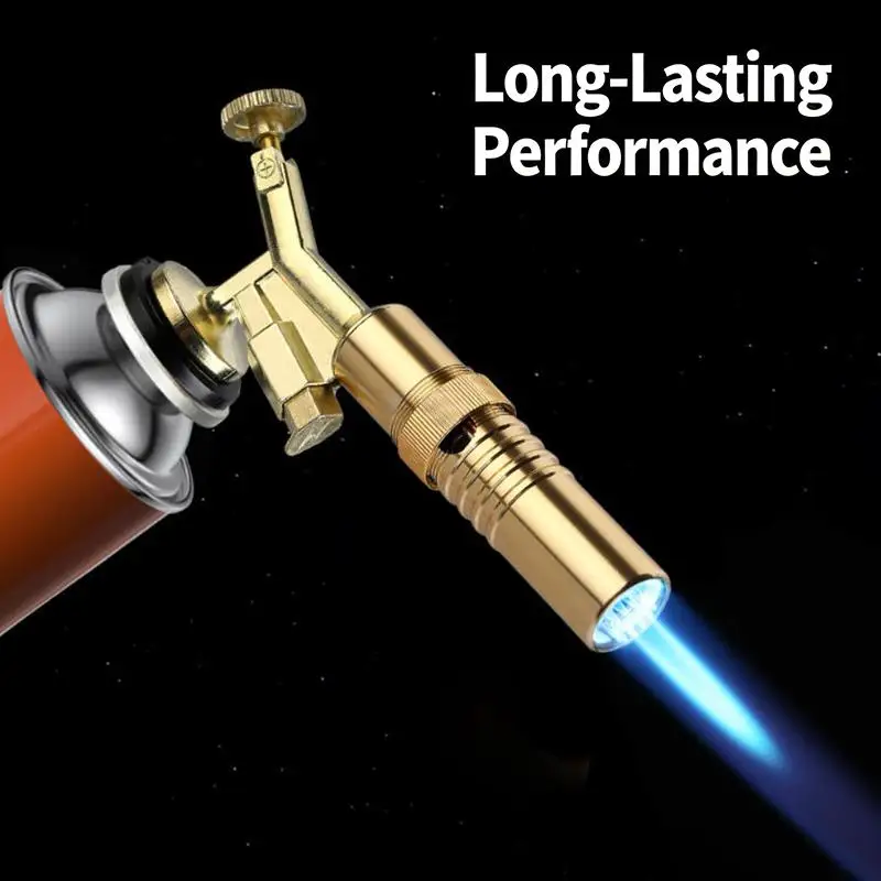 New Metal Welding Gas Torch Flame Butane Portable Outdoor BBQ Spray Nozzle Flamethrower Welding Equipment Kitchen