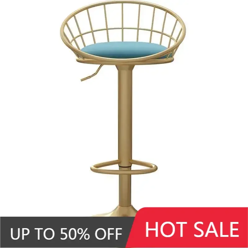 NordicLight Luxury Mid-century Style Modern Simple Household Convenient Lift Rotating High Chairs Nordic Simple Creative Bar Sto