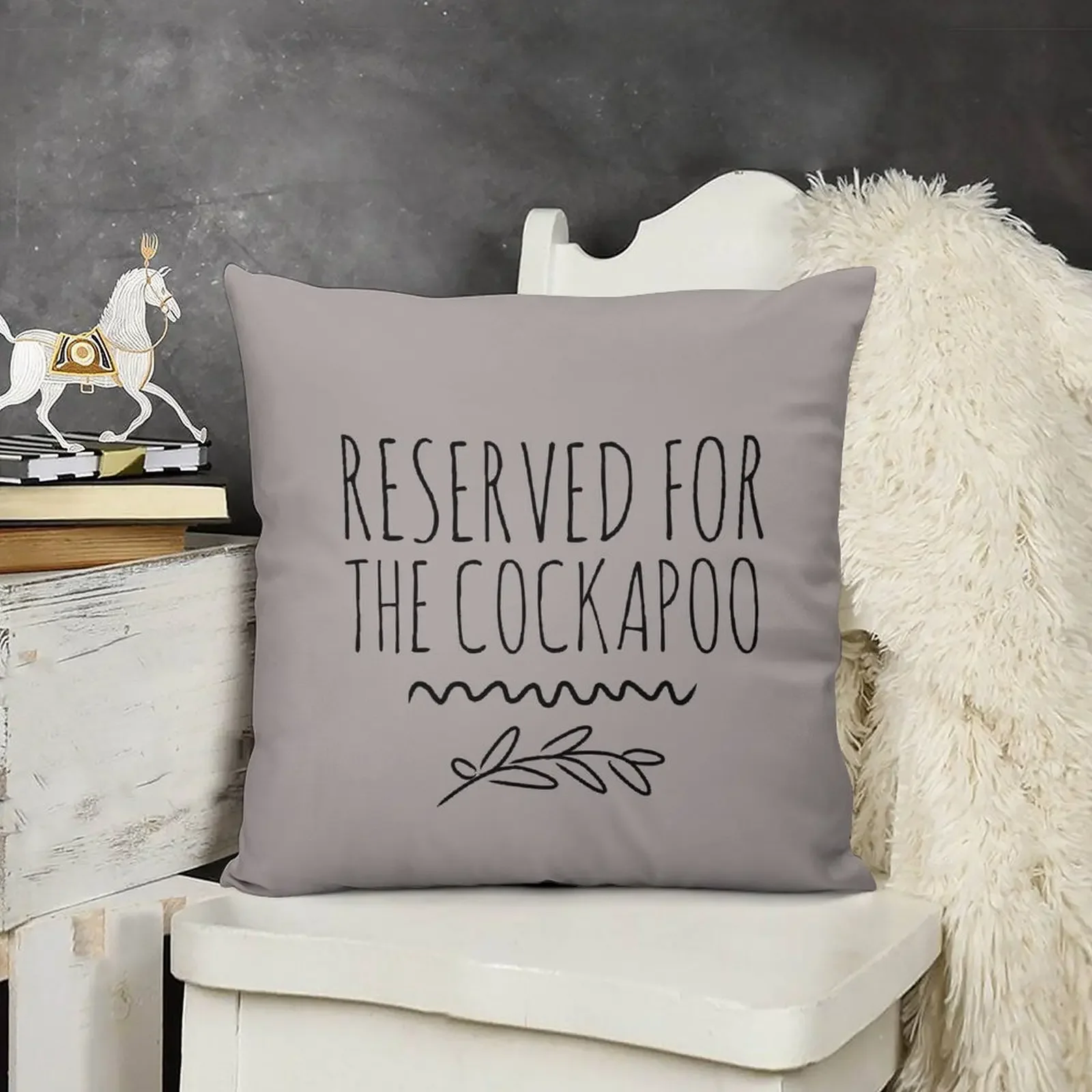

Reserved for the cockapoo Throw Pillow Anime ornamental pillows for living room Pillowcases Cushions For Sofa pillow