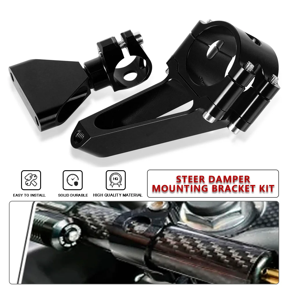 Motorcycle Steer Damper Mounting Bracket Kit For Honda CBR600 F4i 2001-2007 CBR 600 CBR600F4i 2002 2003 2004 2005 2006 600F4i