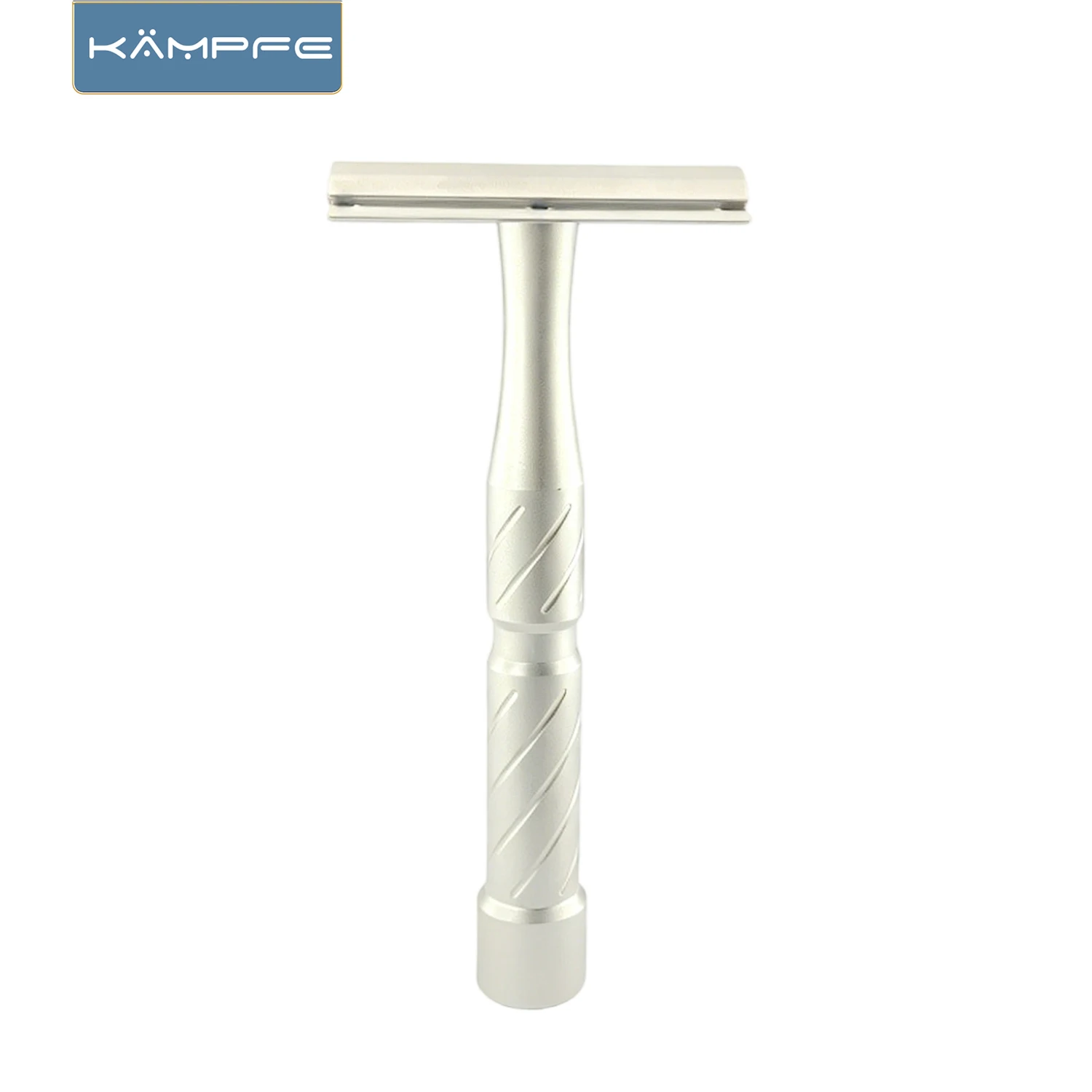KAMPFE CNC Stainless Steel Manual Safety Razor Professional Double Edge Shaving Razor Traditional Men's Grooming Tool for man