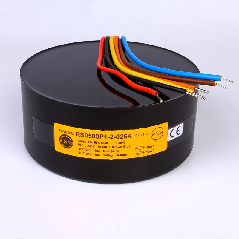 T-040 UK talema 500W double 25V 30V 35V 40V 45V 50V ring transformer ring cow 500VA