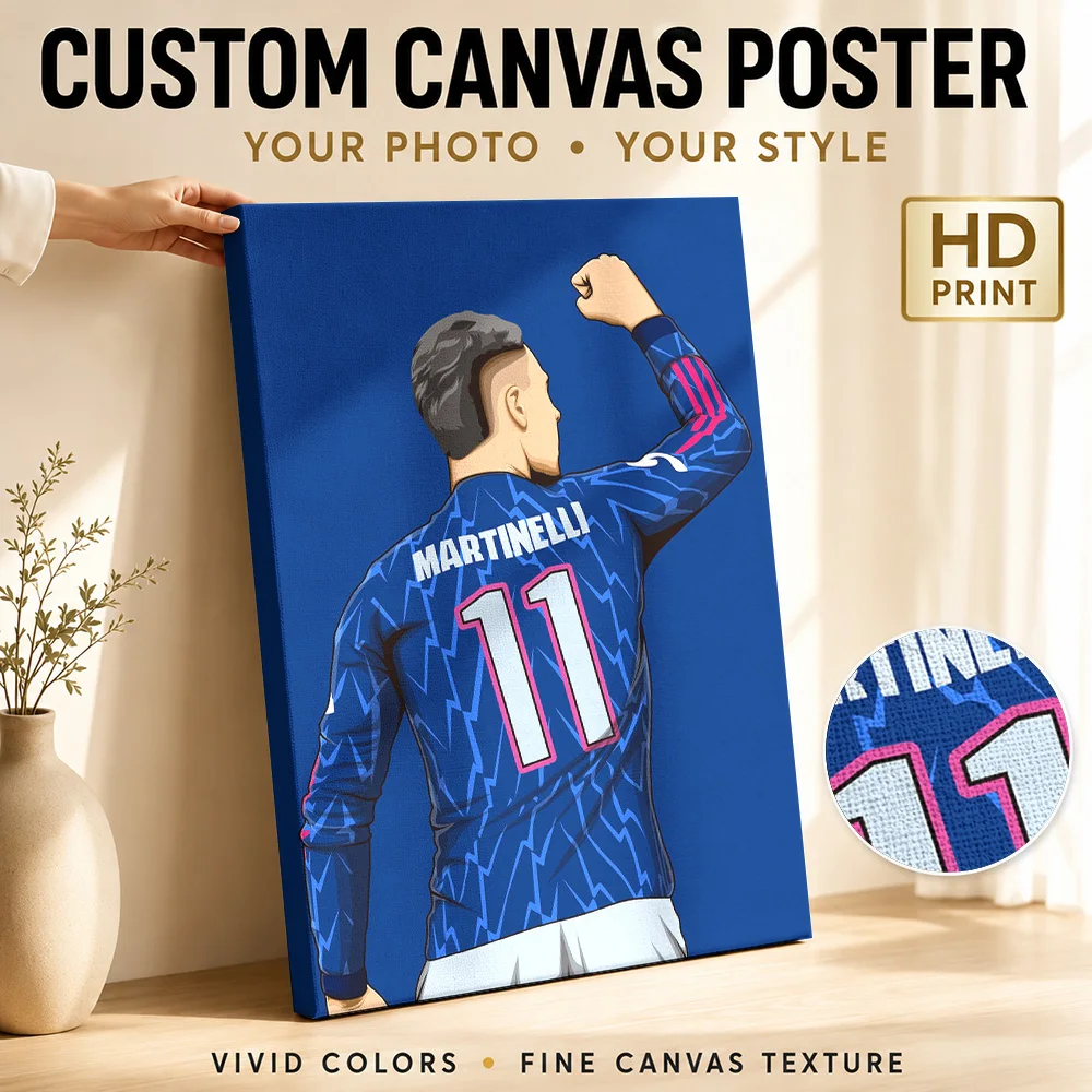 Dani Carvajal Soccer Tribute Canvas Print Poster Watercolor Wall Decor With Personalized Photo For Home Gym Ideal Supporter Gift