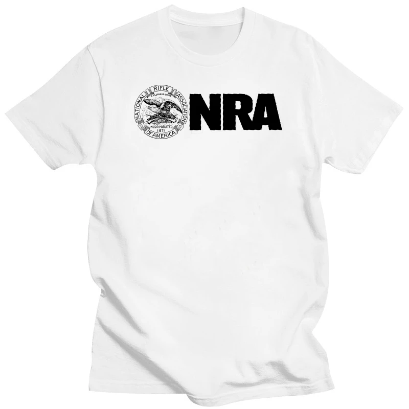 NRA,National Rifle Ass,2nd Amendment Gun T-SHIRT 2018 Fashion Solid Color Men T Shirt Sleeveless Tee Shirts