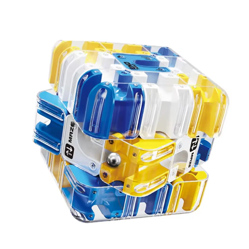 ثلاثية الأبعاد المتاهة المكعب السحري ألعاب متململة كرة دوارة مكعبات المتاهة اللعب الإبداعية لغز مكعب التفكير المنطقي مكافحة الإجهاد لعبة تعليمية #1