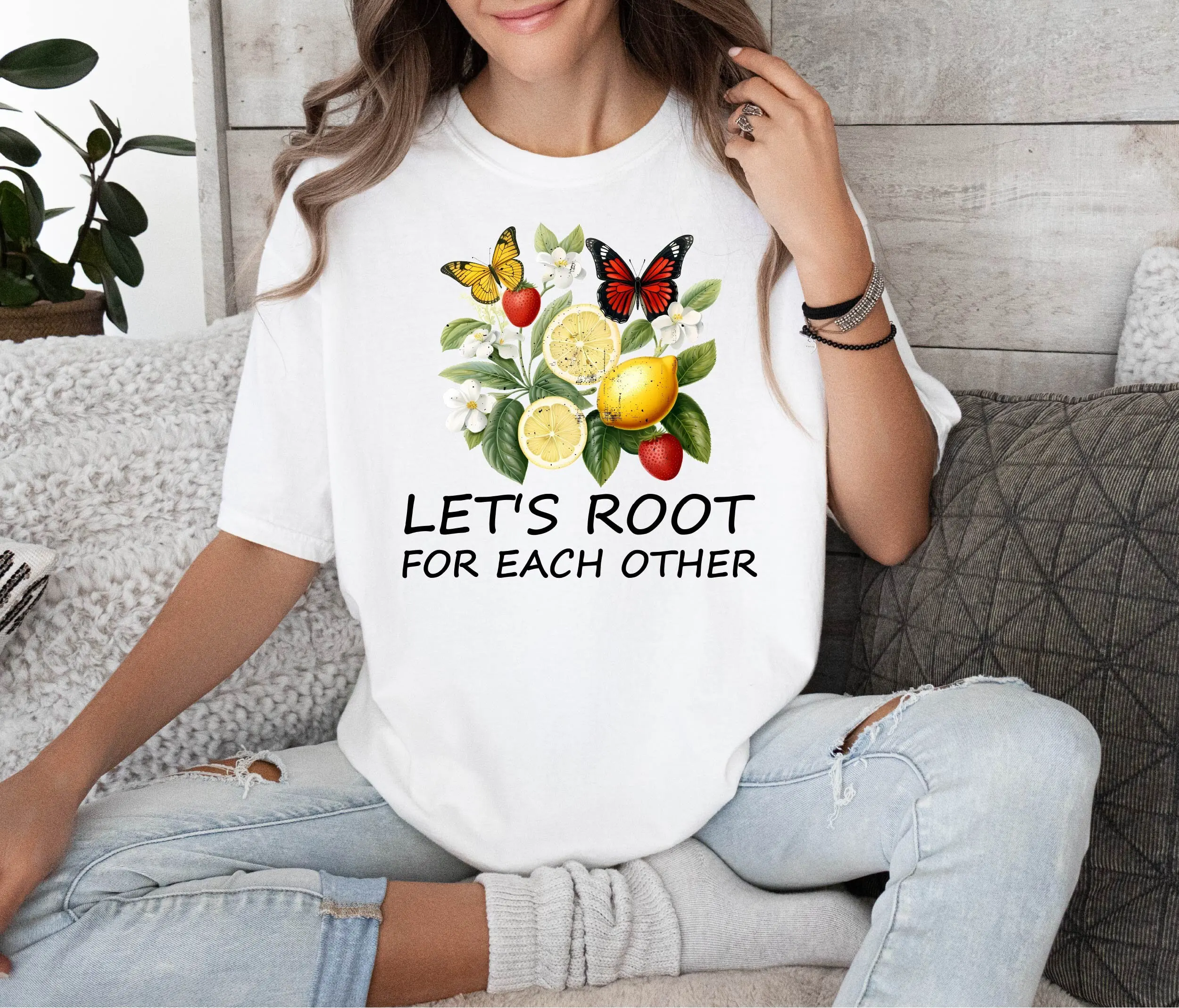 Lets Roots For Each Other Vegetable T Shirt Uplifting Spring Gardening Turnip Black Carrot