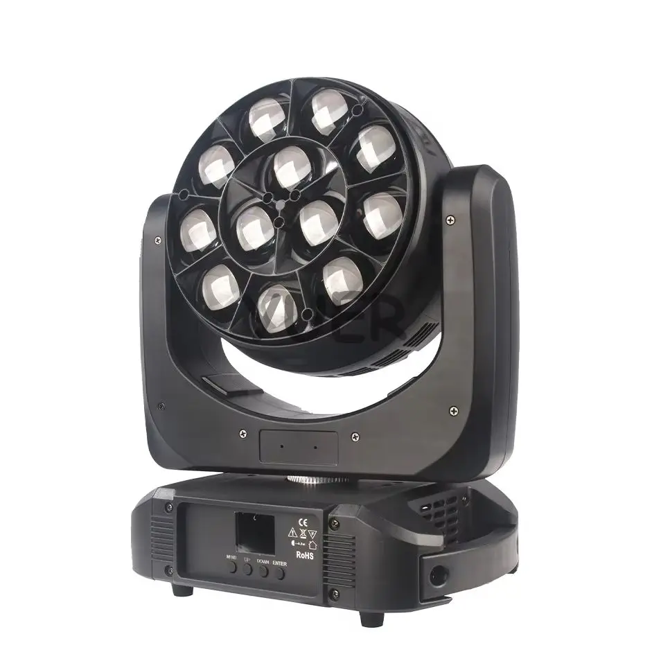 LED 12x40w RGBW 4in1 Lamp B-Eye Beam Zoom Pixel Control Macro Effect Projector For Disco Concert Party Festival Stage Light