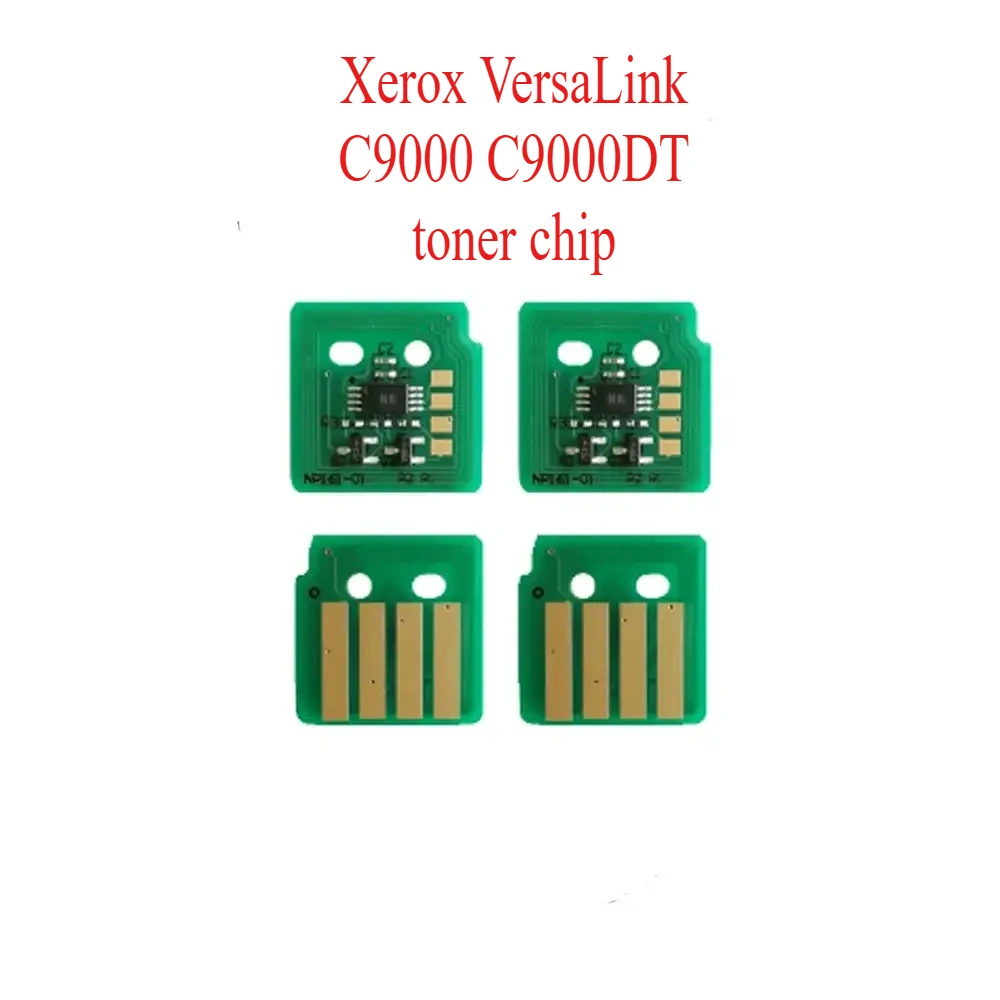 10 個 Xerox VersaLink C9000 C9000DT トナーチップ詰め替え (CT202972、CT202973、CT202974、CT202975)