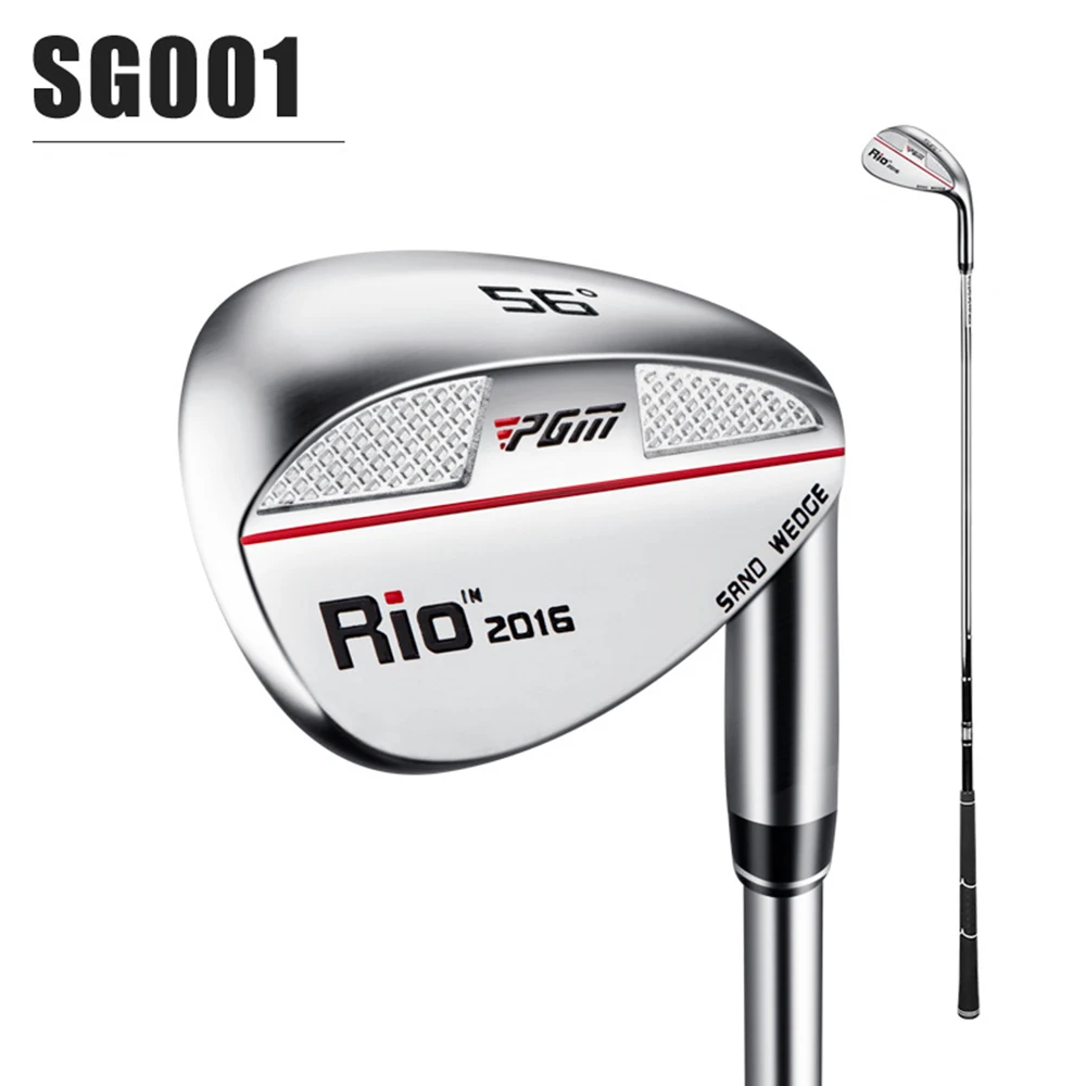 PGM Golf Clubs,Sand Wedges Clubs 56/60 Degrees,Men Women Silver Stainless Steel Rod Head SG010,Beginners Training Clubs