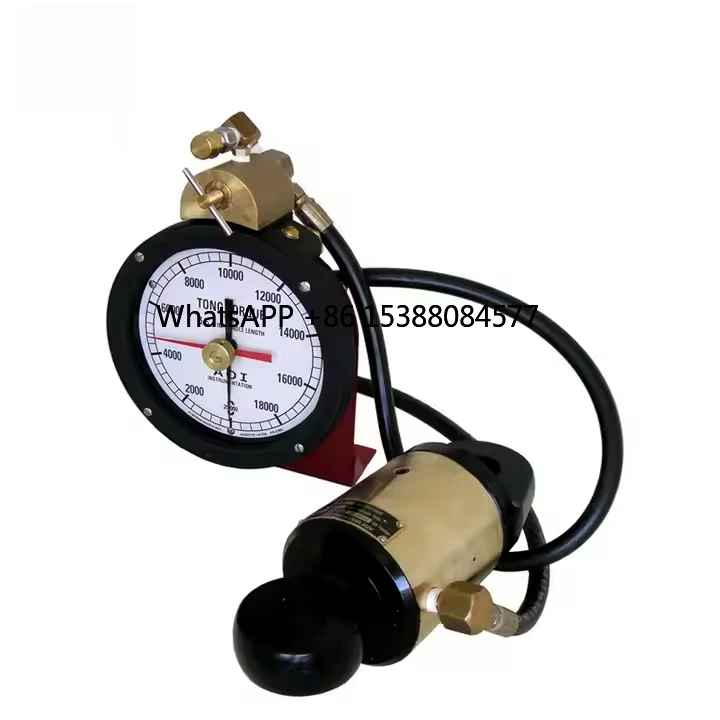 

10-30K Lbs Pull System Tong Gauge with Load Cell and Hose Oilfield Tubular Torque Monitoring