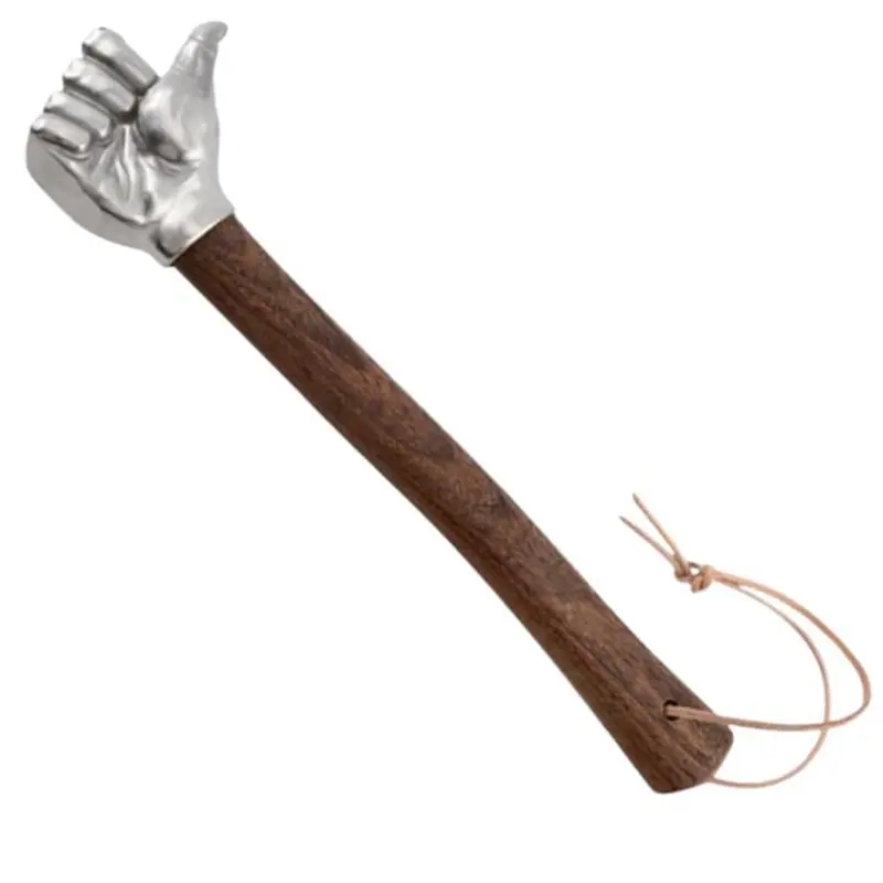 BMBY-สำหรับใช้งานกลางแจ้ง บ้าน และตั้งแคมป์ ค้อนรูปทรงนิ้วมือตามหลักสรีรศาสตร์ โครงสแตนเลสและด้ามจับไม้โรสวูด