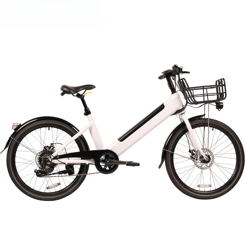 Electric-assisted bicycle 7S integrated mechanical power-off disc brake 24 inches