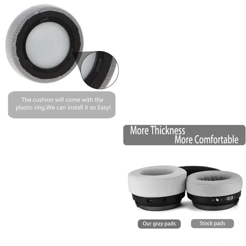 

M5TD портативные аудио сменные чехлы для наушников RGB, амбушюры, легко установить