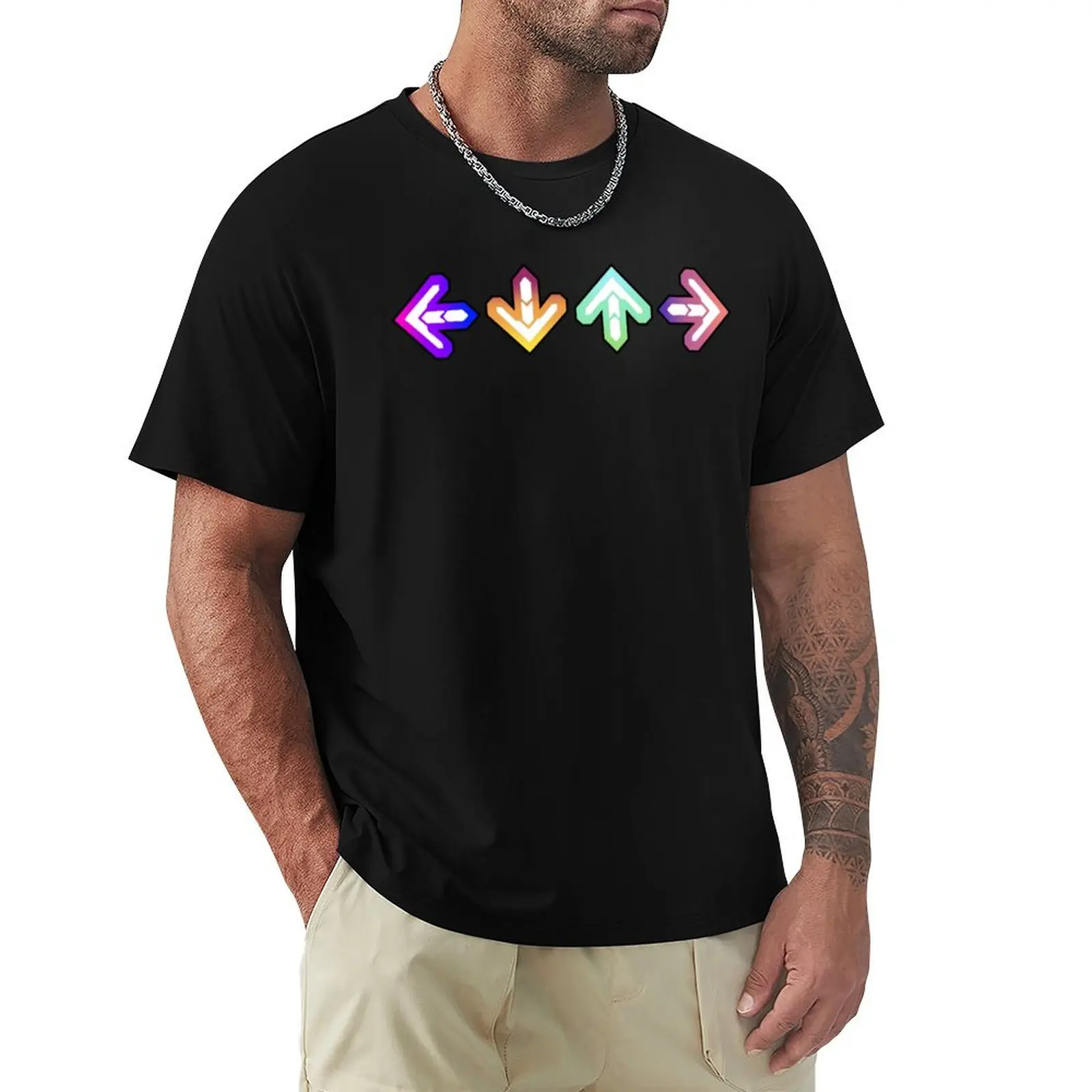

DDR Arrows T-Shirt funny shirt cotton boys whites korean fashion hippie clothes funny t shirts men