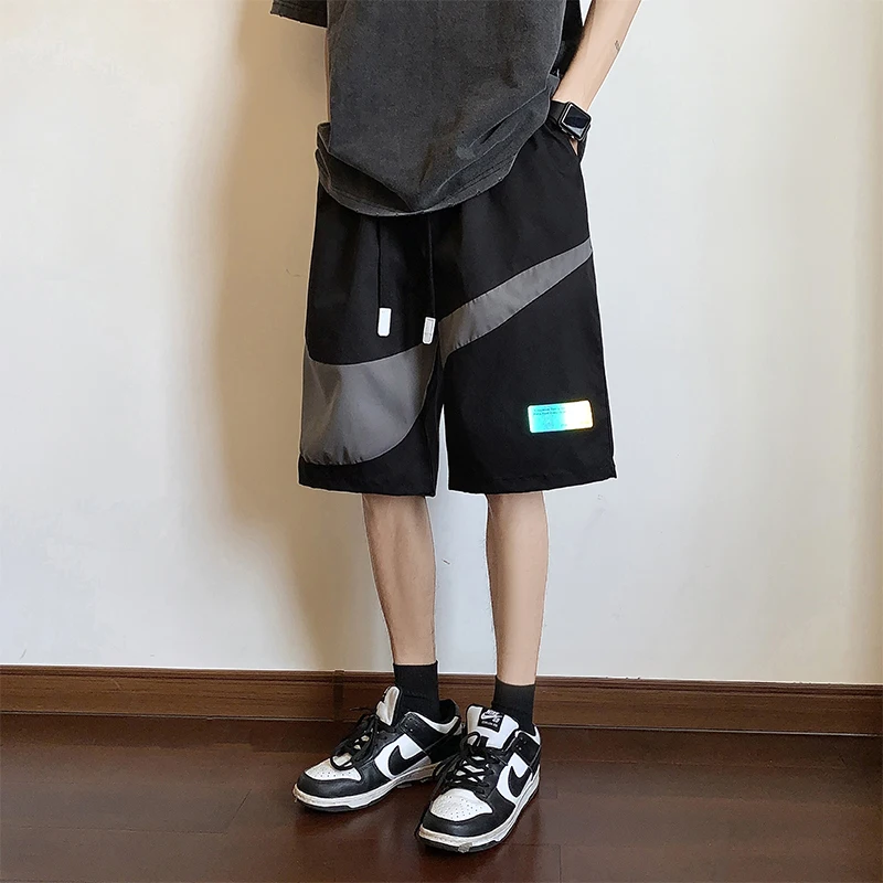 

Мужские тренировочные брюки American Basketball Shorts: легкие, быстросохнущие, спортивные, повседневные, прямого кроя, со средней посадкой