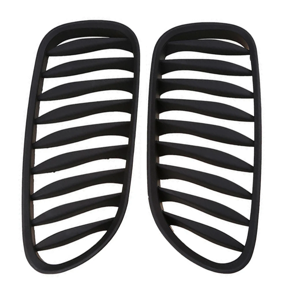 2pcs Front Bumper Kindly Grille Cover Refiting Racing Grill For BMW Z4 E85 E86 2003 2004 2005 2006 2007 2008 51117117757