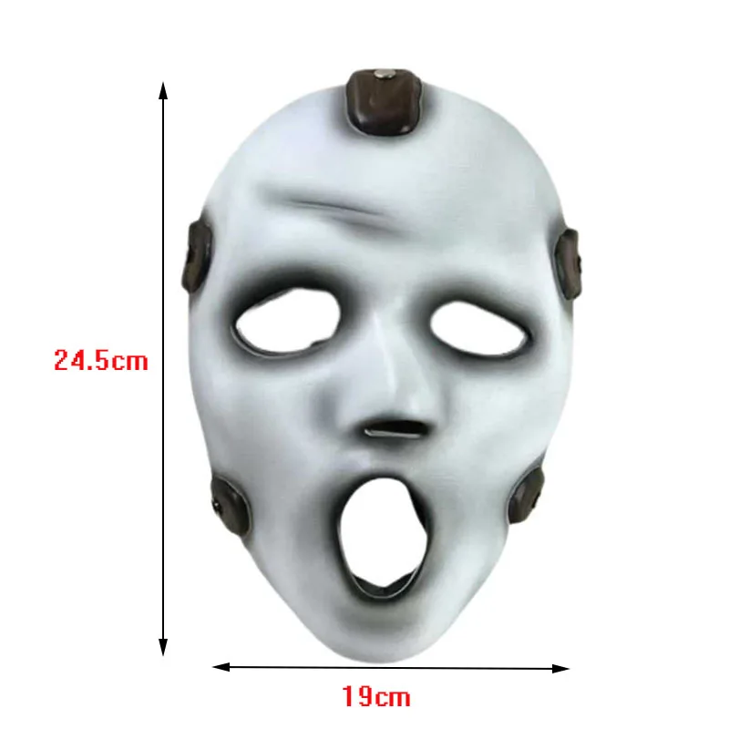 Halloween Funny Scream Resin Mask Full Face Anime Grim Scary Ghost Face Masks Cosplay Masque Carnaval Party Horror Killer Props