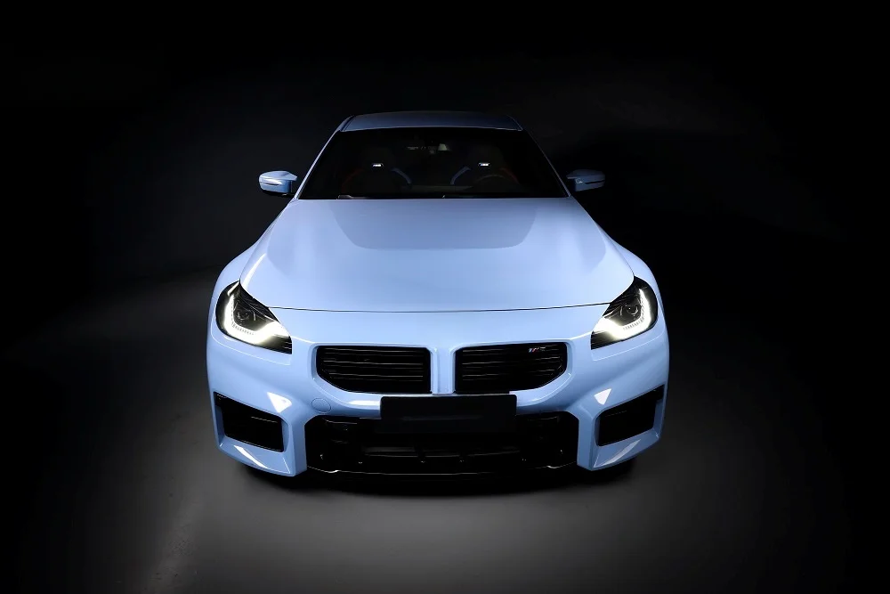 21- تحسين سرعة القيادة نظام السحب البارد من ألياف الكربون الجافة الحقيقية لسيارات BMW G8X M2 M3 M4 3.0T أنبوب دخول هواء السيارة