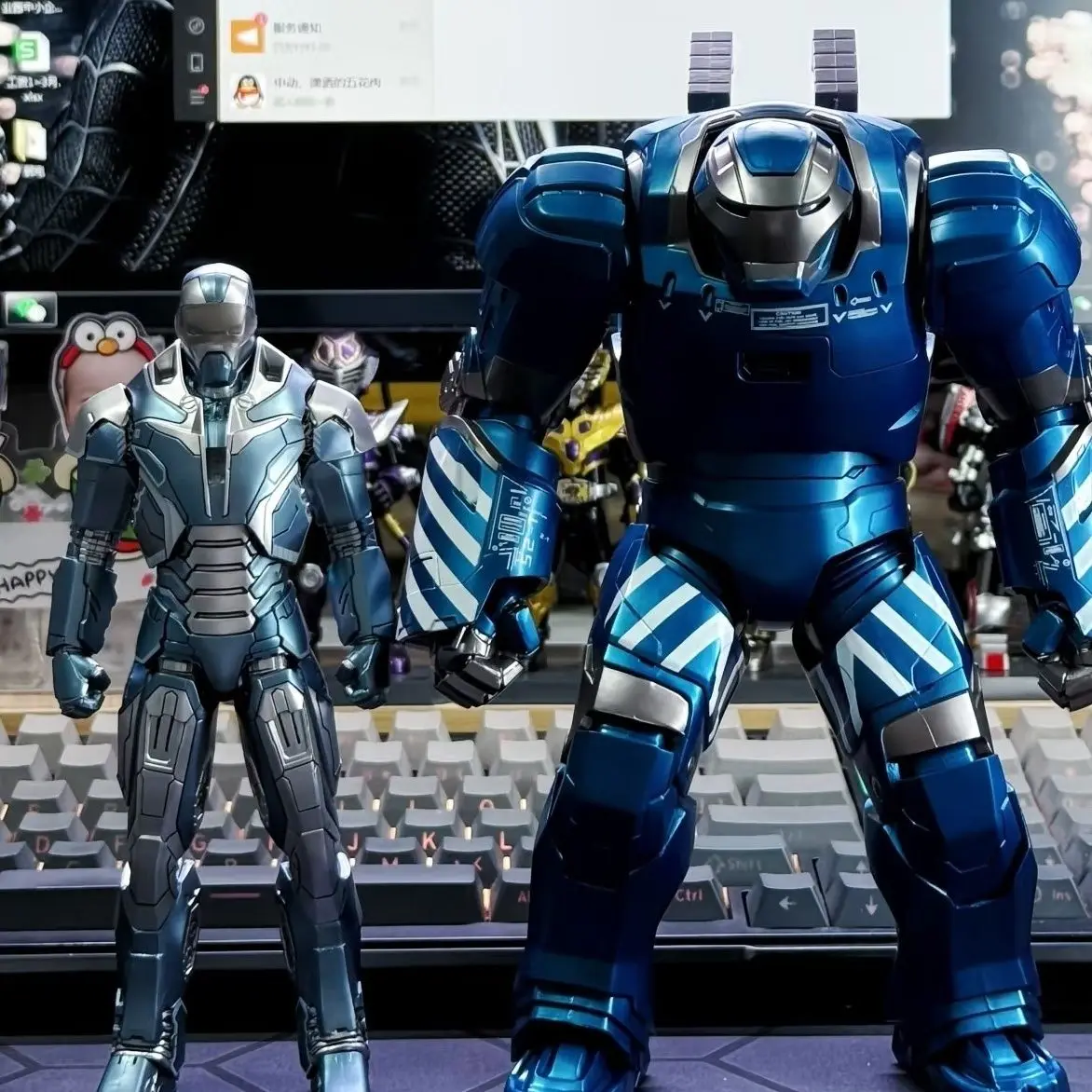 Figurka Marvel Iron Man Mk38 w skali 1/10, kolekcja Iron Man, figurka Mark 38 z ruchomymi przegubami, model zabawka, dekoracja, prezent - dostępna od ręki.