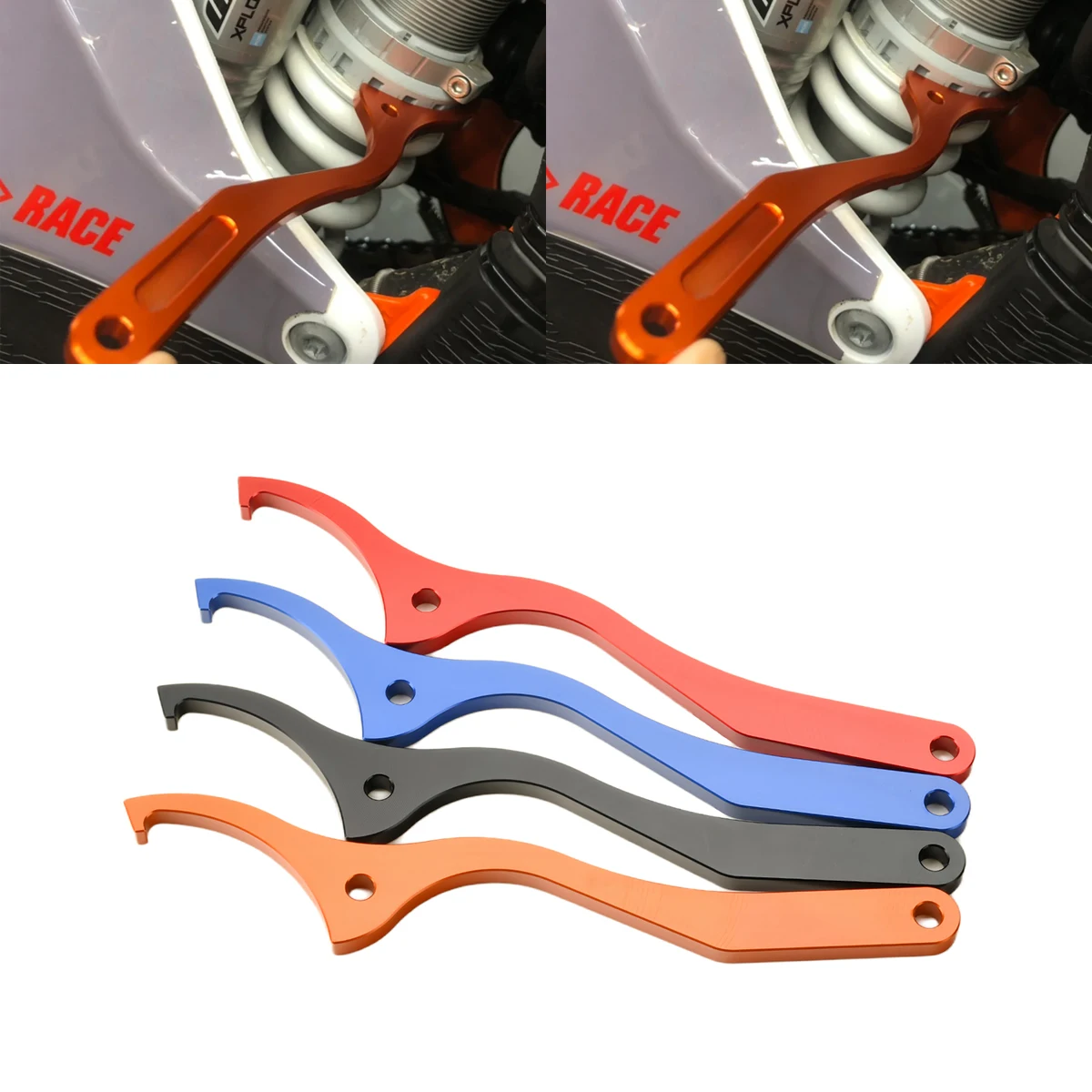Motorcycle CNC Aluminum For KTM EXC EXC-F SX SX-F XC XCF XCW XCW-F FC FE TC TE FX Rear Absorber Suspension Shock Spanner Wrench