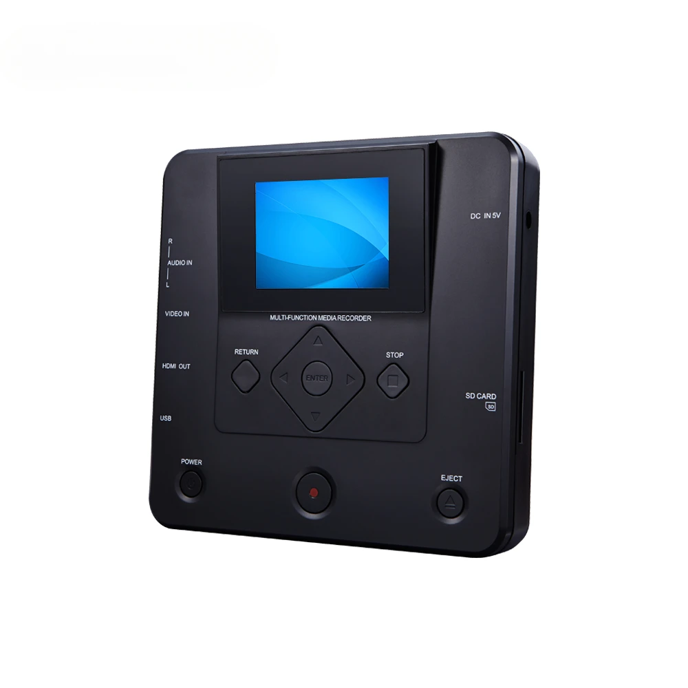 

Portable DVD media av recorder with AV-in