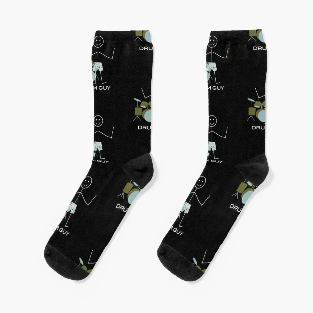 

Funny Mens Drum Guy Socks cycling with print New year's Socks Women Men's