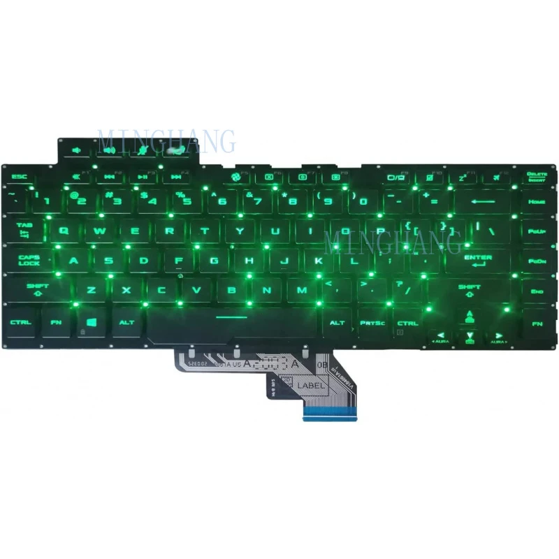 M   New for Asus ROG GX502 GX502GW GX502GV GX502LWS GX502LXS US keyboard Backlit