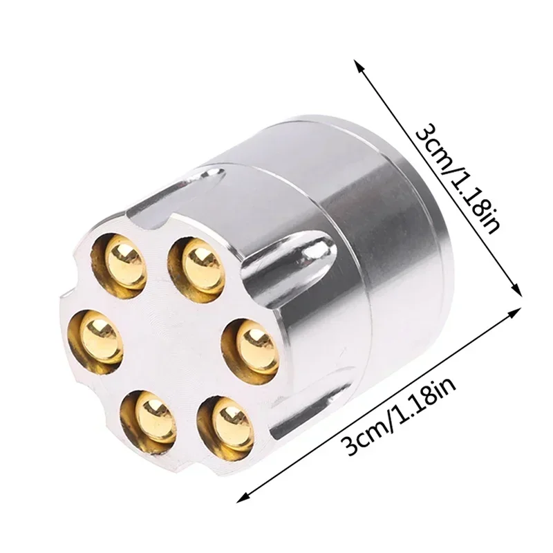 Mini Metal Grinder 3 Layers Herbal 30mm Black Zinc Alloy Herb Grinder Smoking Hand Muller