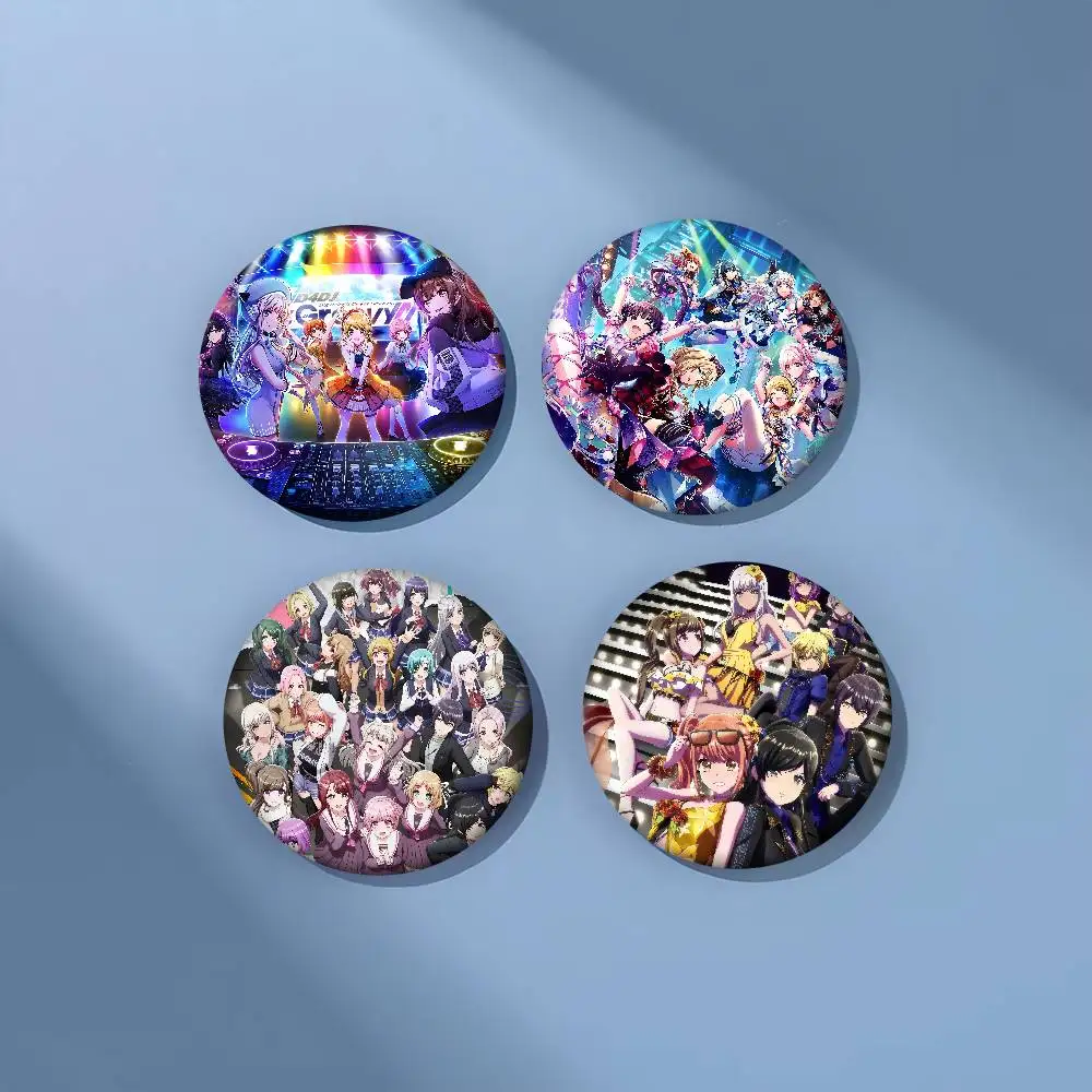 لعبة D4DJ-Groovy-Mix-Badge أنيمي دبابيس لطيف الكرتون شارة سترة الجينز التلبيب دبوس هدية الملحقات #2