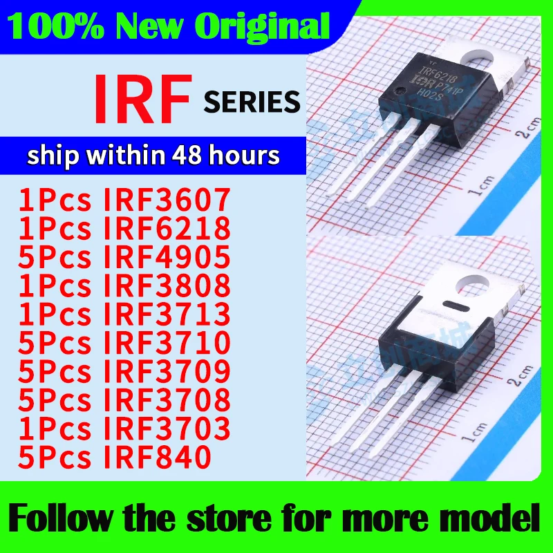 IRF3607 IRF6218 IRF4905 IRF3808 IRF3713 IRF3710 IRF3709 IRF3708 IRF3703 IRF840 Высокое качество Новый IRF3607 IRF6218 IRF4905 IRF3808 IRF3713 IRF3710 IRF3709 IRF3708 IRF3703 IRF840 Высокое качество Новый