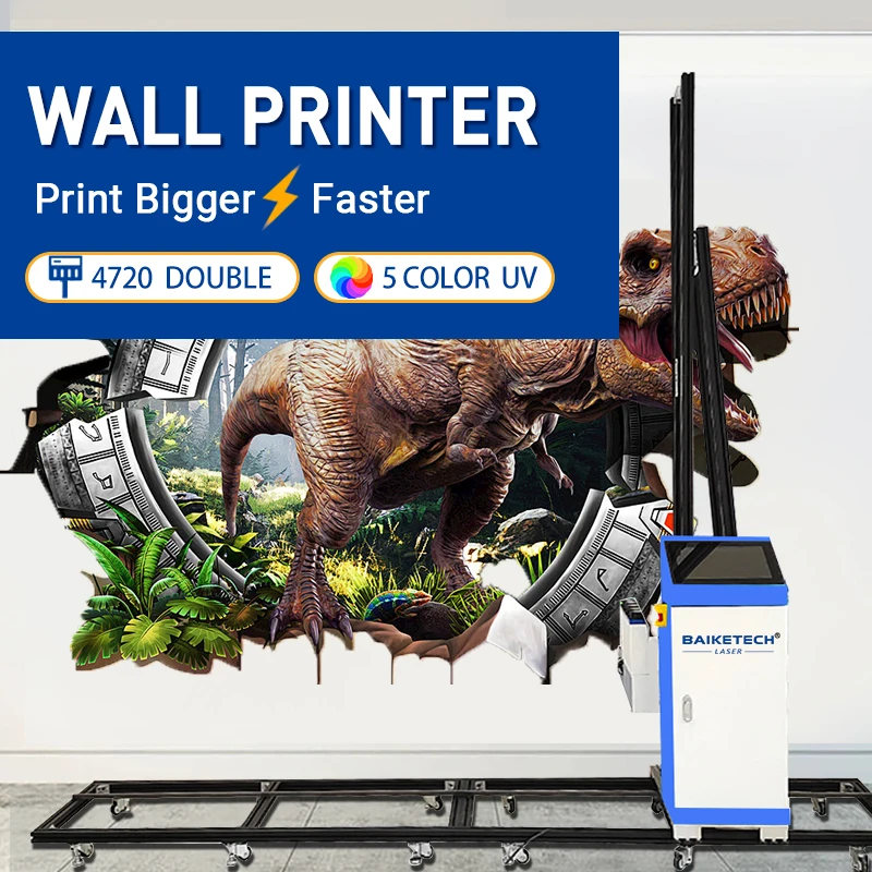 TH-UP900 โรงงาน 3D UV เครื่องพิมพ์อิงค์เจ็ทผนังแนวตั้งคู่ 4720 เครื่องพิมพ์ในร่มและกลางแจ้ง