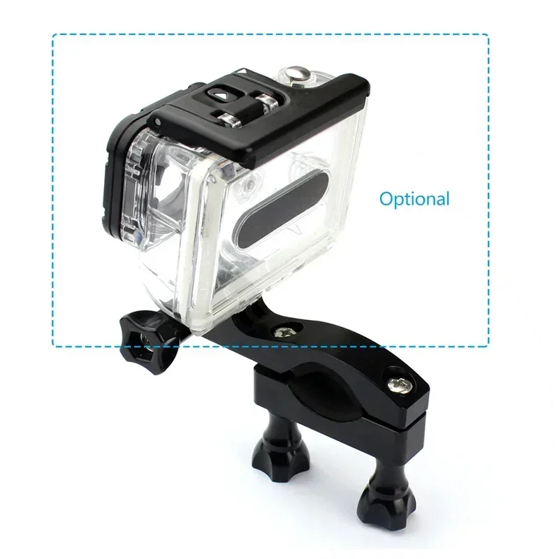 قابل للتعديل دراجة كليب الدراجة المقود المشبك جبل حامل محول قوس ل GoPro 8 7 6 5 4 شاومي يي Dji Osmo عمل الكاميرا